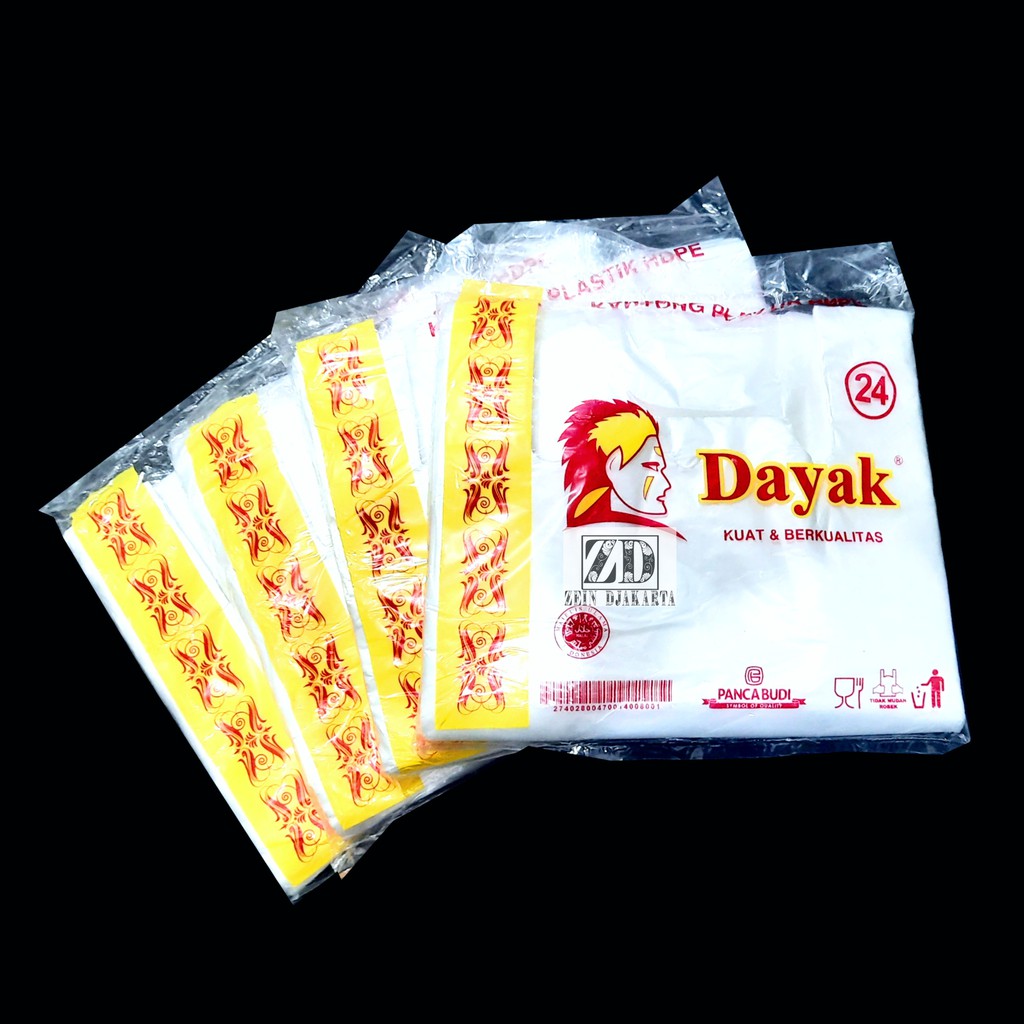 Plastik Dayak Kantong Kresek Bening Dayak Kantong Plastik Dayak Bening 330gram