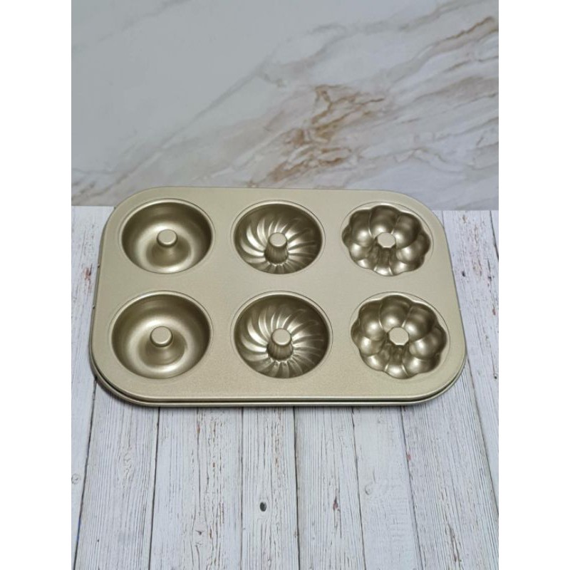 donut mould 6s bake pan / cake baking pan / loyang donat