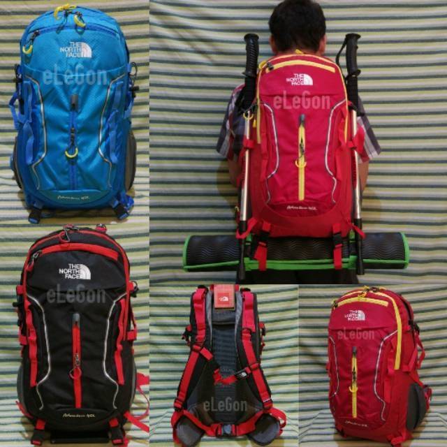 Tas Ransel Semi Carrier Daypack TNF 40L Red Ori Impor Tas TNF Adventure