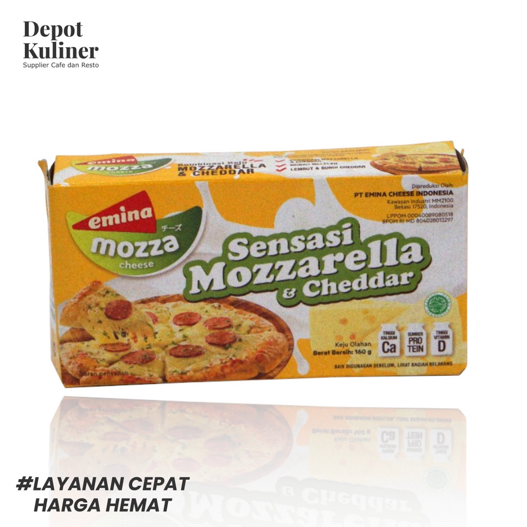 Emina Mozza Cheese Mozzarella &amp; Cheddar 165G