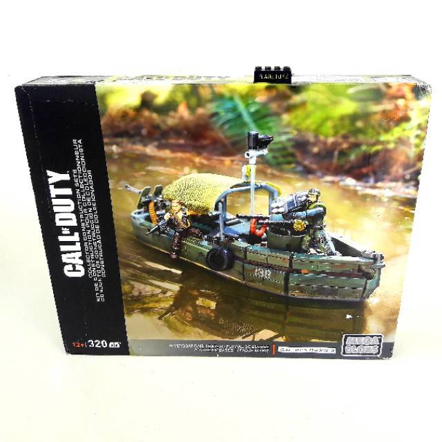 Call of Duty River Boat Bricks Block Mainan anak Tentara Soldier Megabloks Mega Bloks Original Ori M