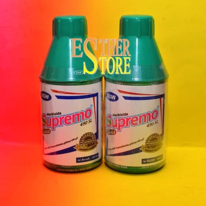 Supremo Gold 490 SL 200 ml Herbisida Ampuh Basmi Rumput dan Ilalang