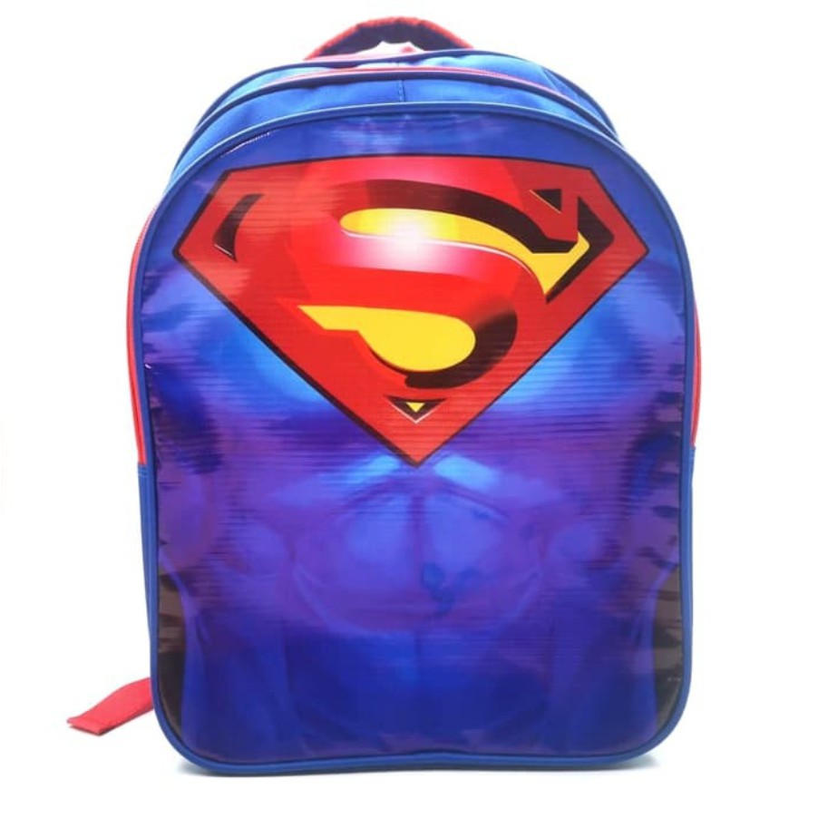 BAJ Tas Ransel Anak Sekolah TK / SD SUPERHERO OTOT Spiderman Captain America Batman 1358 1614 - TA031