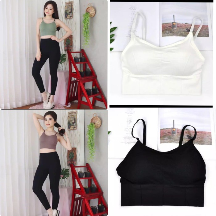 Setelan baju senam aerobik/ fitness olahraga import wanita