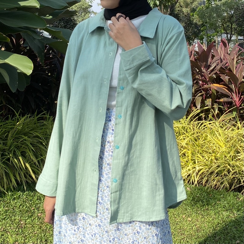 arumi shirt - kemeja linen oversize