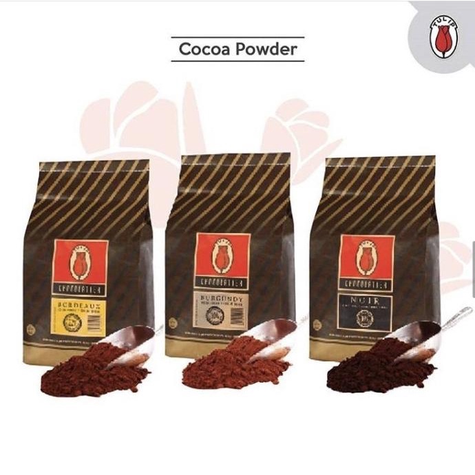 

Coklat Bubuk Tulip Chocolate Powder Bordeaux Burgundy Noir 100 gram - TERLARIS TERPERCAYA ORIGINAL