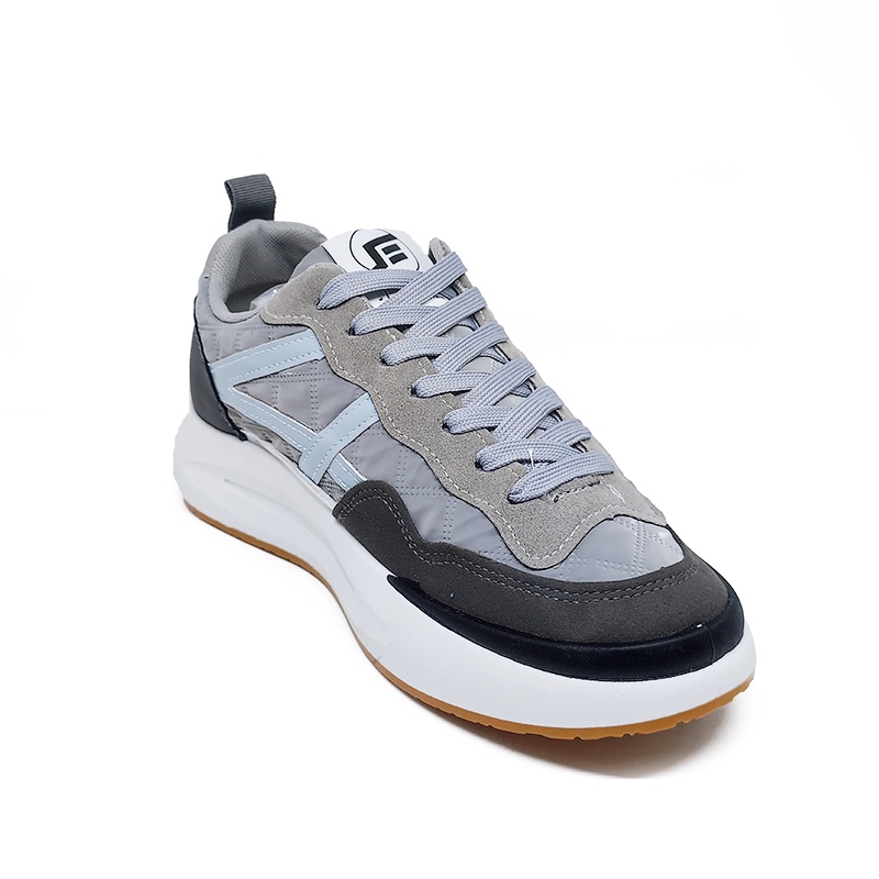 1489 - Alpha Grey/Black - Sepatu Sneakers Running Sport - D12