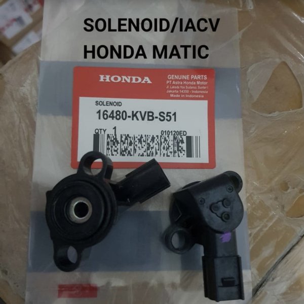 Solenoid Selenoid IACV Sensor Langsam Beat FI Vario 125 150 Scoopy FI Spacy FI Asli Original