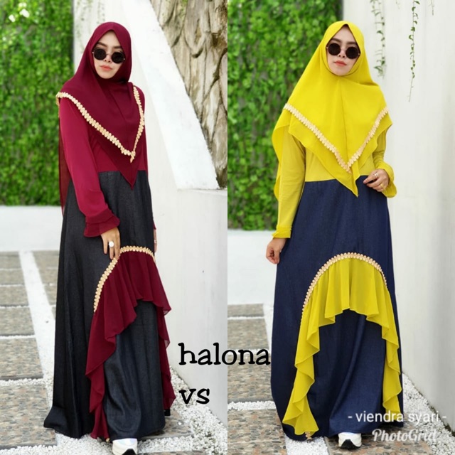 Gamis Halona Ori Viendra syari