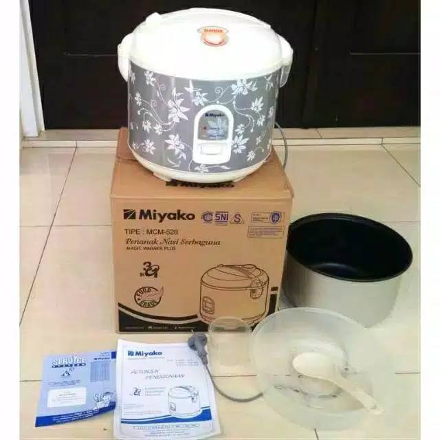 Miyako Rice Cooker 1.8Liter 3 in 1 MCM528BGS/ Silver