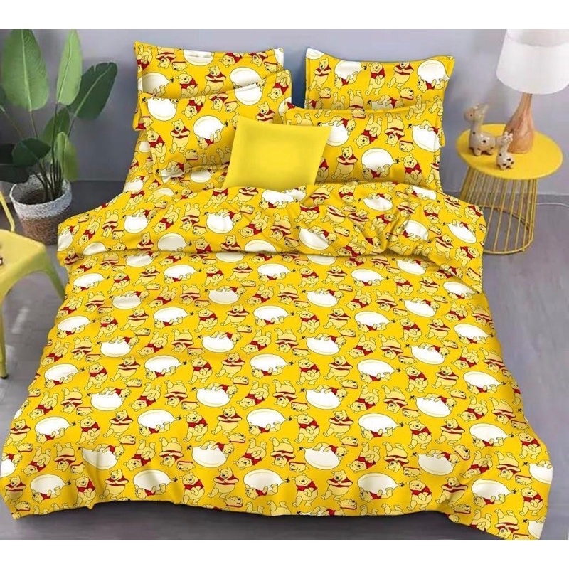 kain sprei meteran winnie the pooh sg