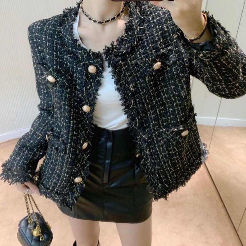 BLAZER TWEED IMPORT PREMIUM BLAZER KOREA STYLE