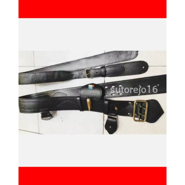 Sabuk kopel kulit jas pdu 4 pdu4 pdu empat