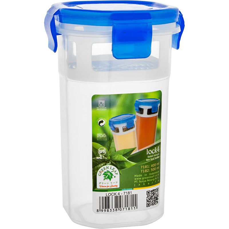 Kotak Plastik GREEN LEAF Lock4 GreenLeaf Sealware Container Kulkas Rapih Kotak Ungu Wadah Plastik