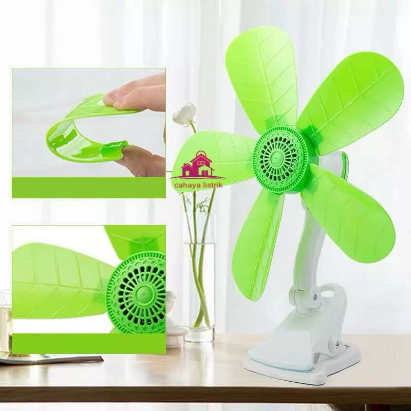 Kipas Angin Listrik Jepit Duduk Dinding Desk Fan Deskfan Karakter 3in1 20 Watt W / Gantung 20w 30w