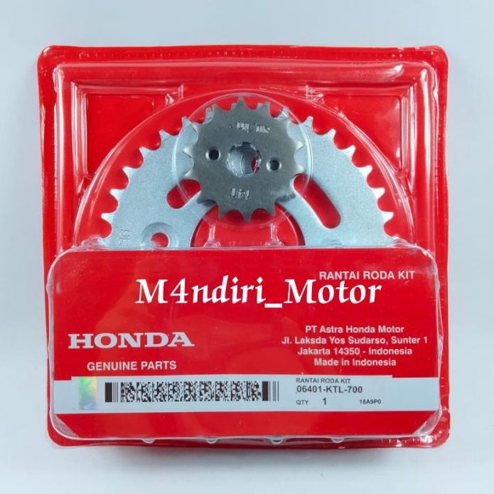 GIR SET SUPRA FIT NEW FIT X FIT S REVO LAMA KHARISMA  SUPRA X 125 KTL ORI