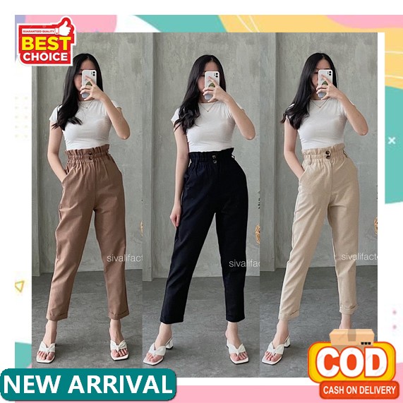 Celana Celana Pendek Keren Nyaman Casual High Waist Ready Stok V2M8 Kekinian Grade A Celana Panjang 