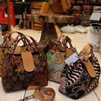 tas batik kulit sapi asli LUNA