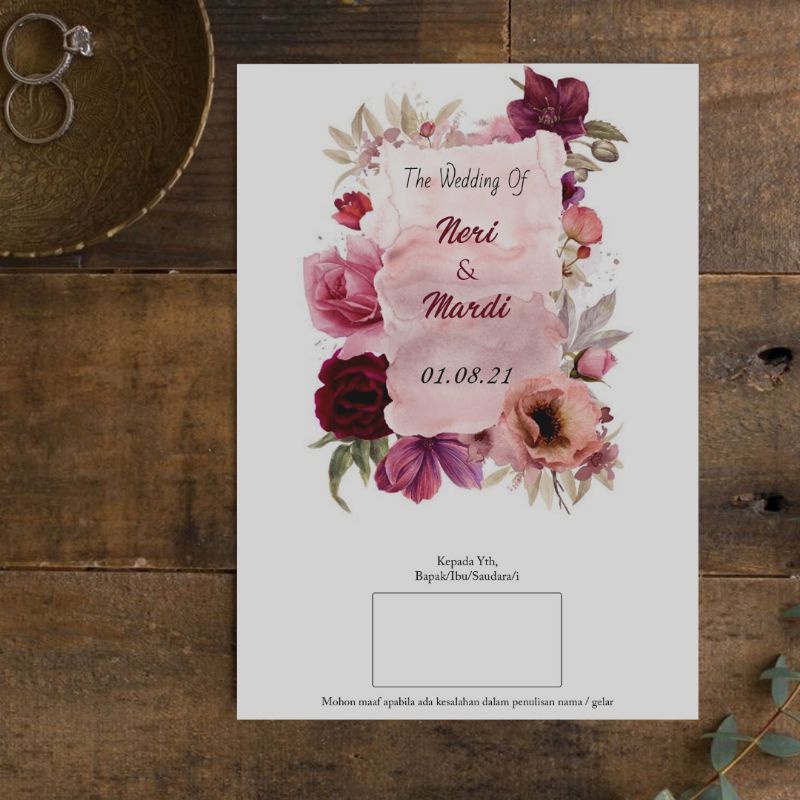 Undangan Pernikahan Murah | Undangan Pernikahan Custom | Undangan Pernikahan Murah unik