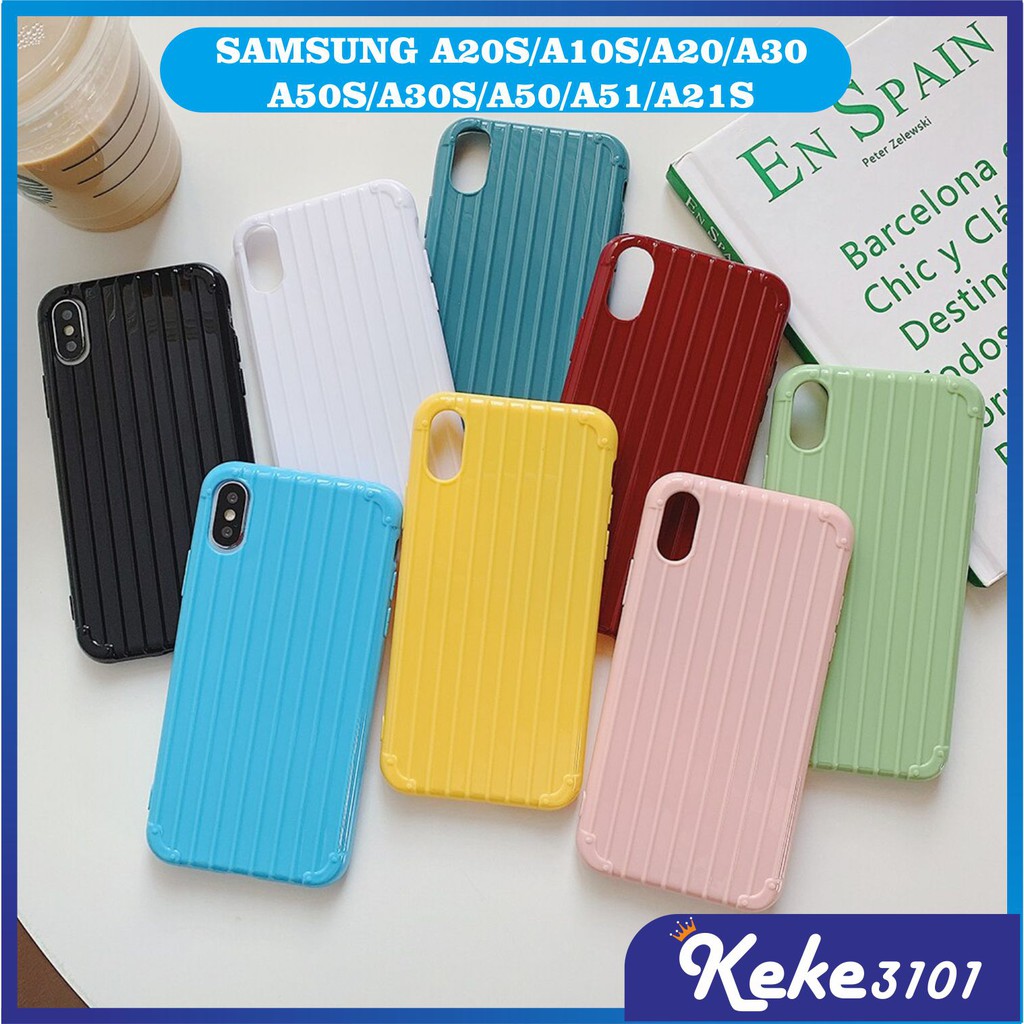 Case Samsung A20S A10S A20 A30 A50 A50S A30S A12 A51 J2 J3 J4 J6 J7 Pro Plus Prime 2018 Softcase Koper Luggage