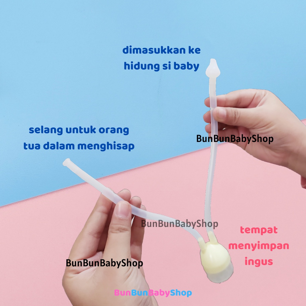 Sedot Ingus Selang Bayi Alat Penyedot Silikon Nose Cleaner Perawatan Baby Nasal Aspirator New Born