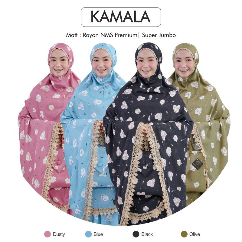 mukena rayon NMS mukena dewasa super jumbo kualitas premium renda