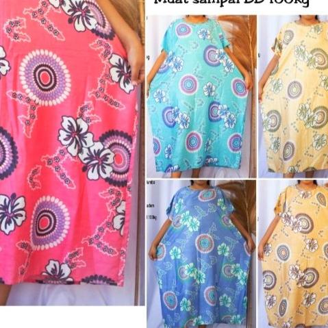 ❅ Baju Daster Wanita Jumbo Ld 160 Lengan Pendek - 4 ♔