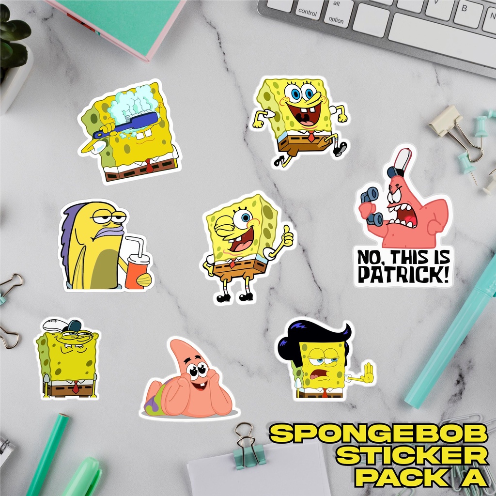 Sticker Tumblr Pack Aesthetic Kartun Nickelodeon Disney Princess Donald Doraemon Gravity Falls Hello Kitty Marvel Mickey Mouse Ship Stitch Spongebob Stiker Lucu Waterproof Sticker Laptop Notebook Botol Tumbler Case Hp DIY Helm