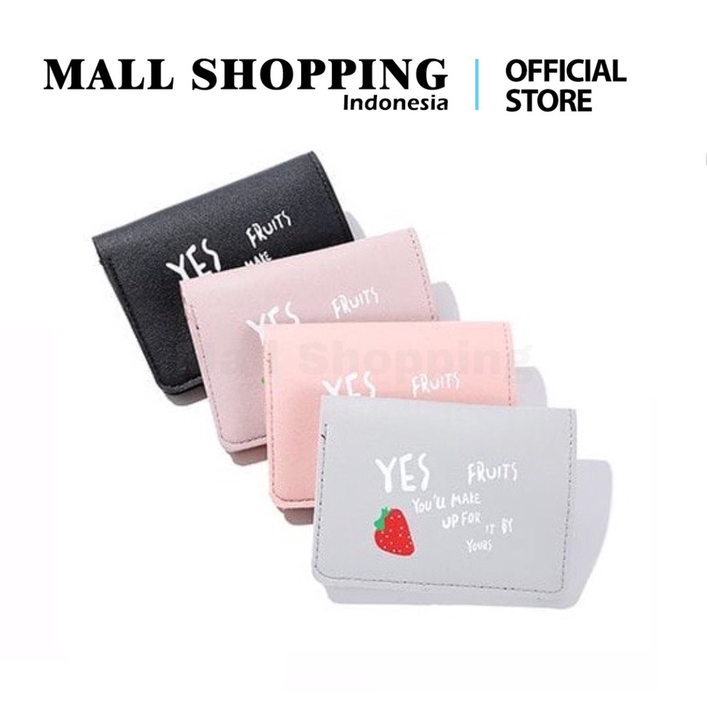 (COD) Dompet Lipat Wanita Dompet Mini Import MALL SHOPPING