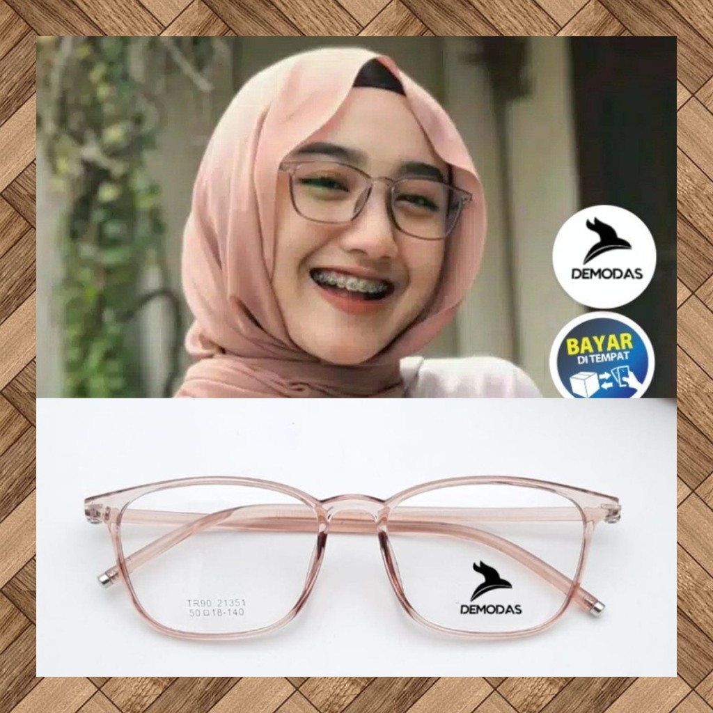 Demodas Kacamata Lentur Lensa Photocromic Minus Normal Silinder Bluecromic Anti Radiasi  ( AntiRadiasi Photochromic Blueray Bluecromic) bluechromic Normal Minus Silinder DG21351 Kacamata minus wanita demodass kacamata pria wanita Demodas Glasses