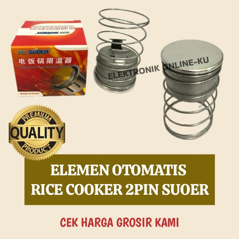 ELEMEN OTOMATIS MAGIC COM RICE COOKER 2PIN SUOER + DUS BARANG BERKWALITAS