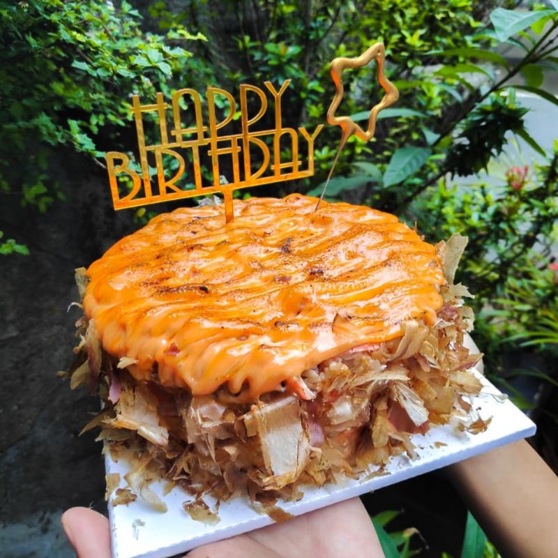 

Salmon mentaiko cake size 16cm ( 5-6 persons )