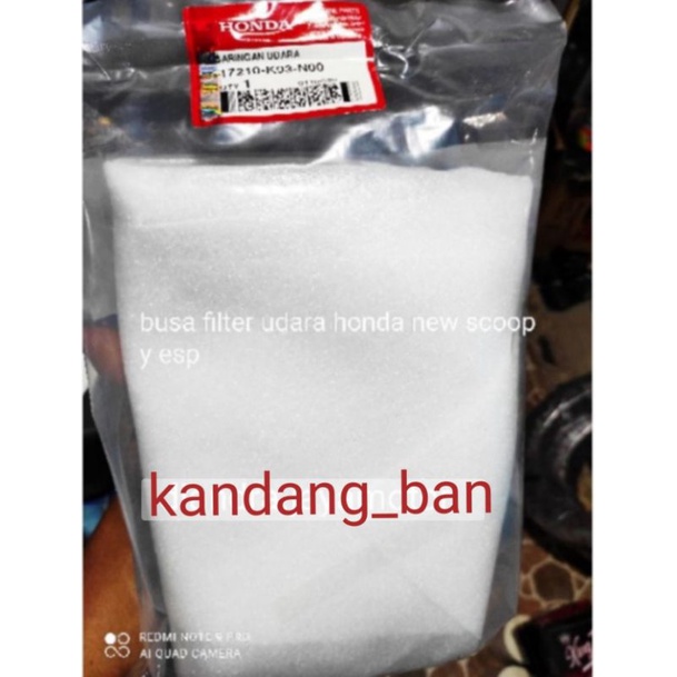 FILTER UDARA ASLI HONDA SCOOPY NEW ESP