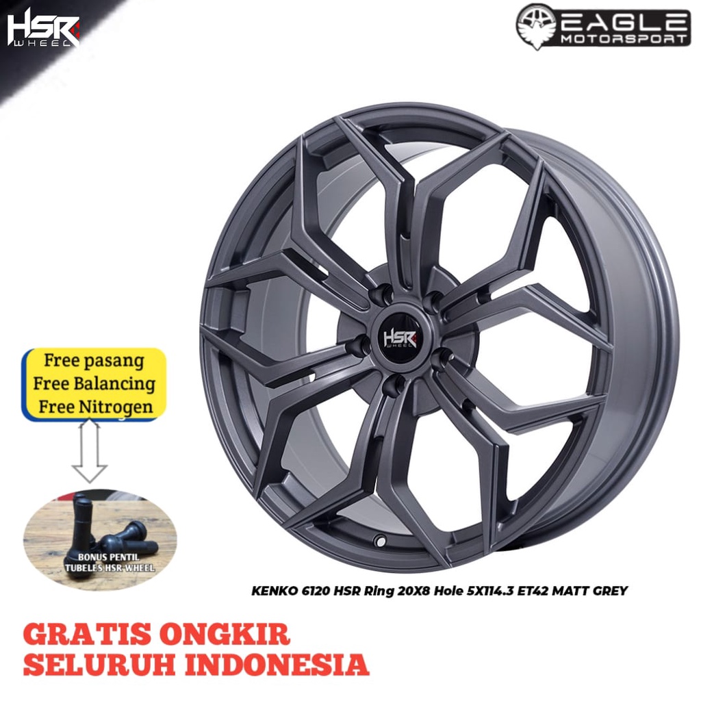 Velg Mobil R20 Ring 20 Pelek Innova Terios Rush CR-V Velg HSR KENKO Ring 20