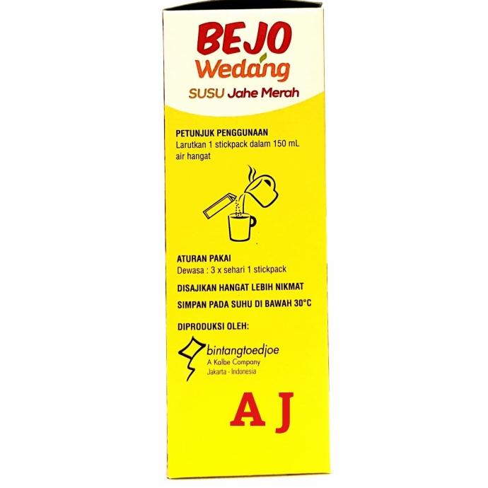 

TERLARIS BEJO WEDANG SUSU JAHE MERAH - ISI 5 SACHET [!!!]
