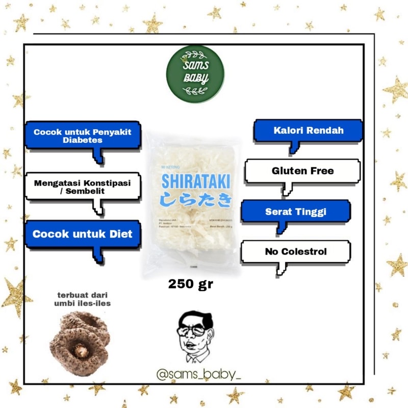 

Mr Ishii Mie Shirataki Kering 250gr Dry Noodle keto isi 10 keping