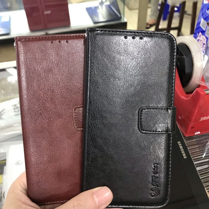 PREMIUM FLIP DOMPET LEATHER CASE FLIP COVER FOR REDMI 9