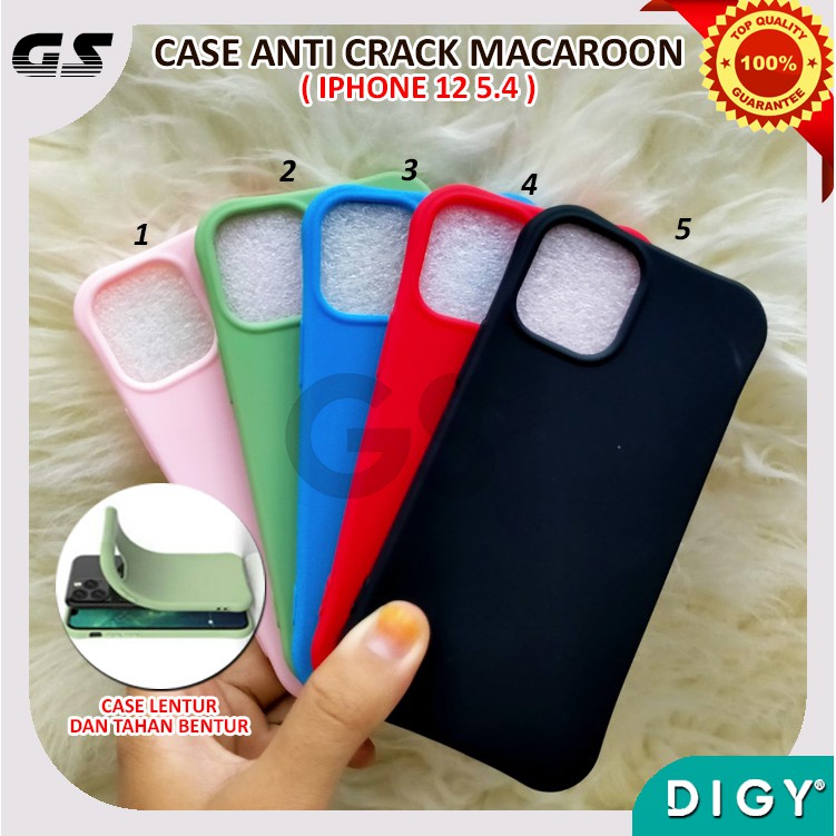 iPhone 12 5.4 12 6.1 12 6.7 iPhone 6 7 8 PLUS TPU Case Casing Anticrack Macaron Warna