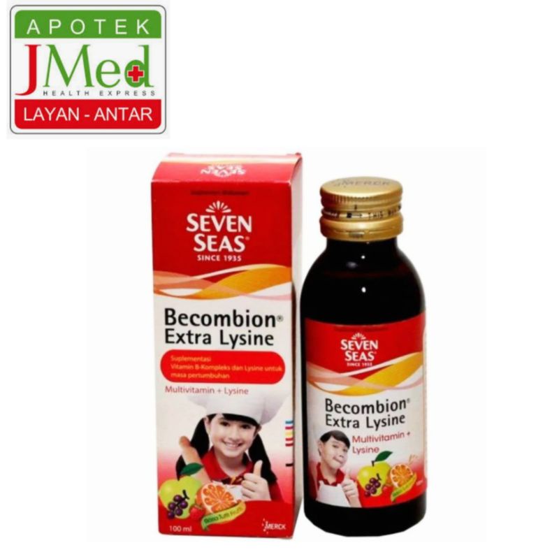 BECOMBION LYSINE SYR 100ML