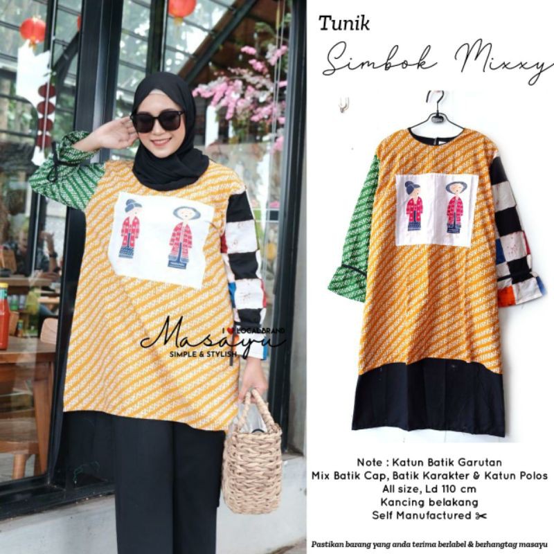 Tunik Batik Simbok Maxy