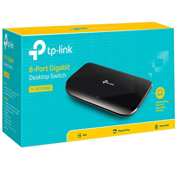 TP Link TL-SG1008D 8 Port Gigabit Desktop Switch HUB