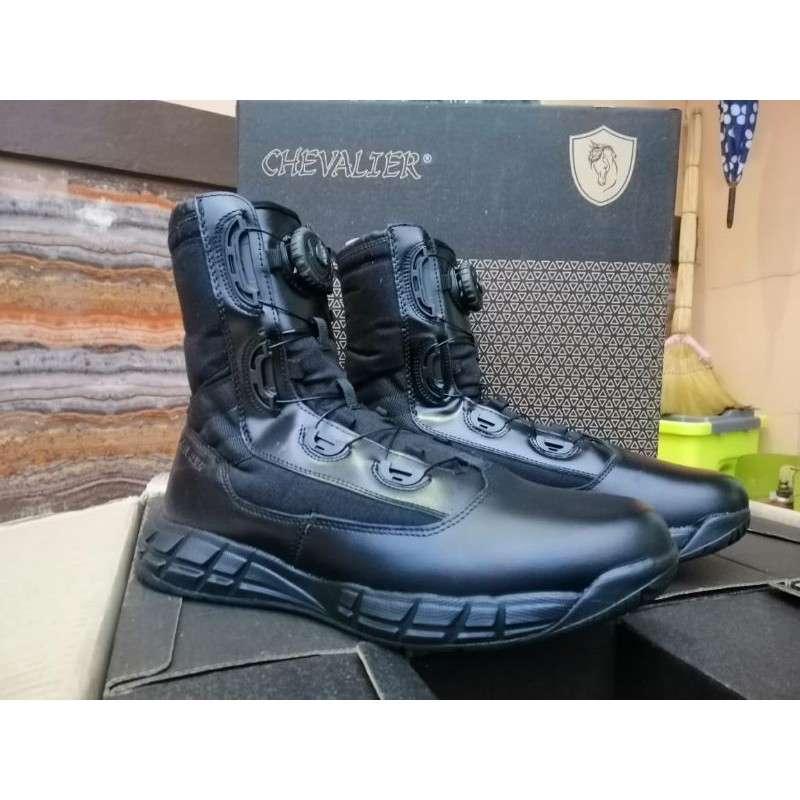 Sepatu pdl TNI Polri Chevalier Libra extrak tali putar