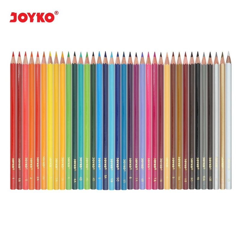 PENSIL WARNA JOYKO 24 WARNA Pensil Warna Joyko Superior Quality Color Pencils Hexagonal Grip PB