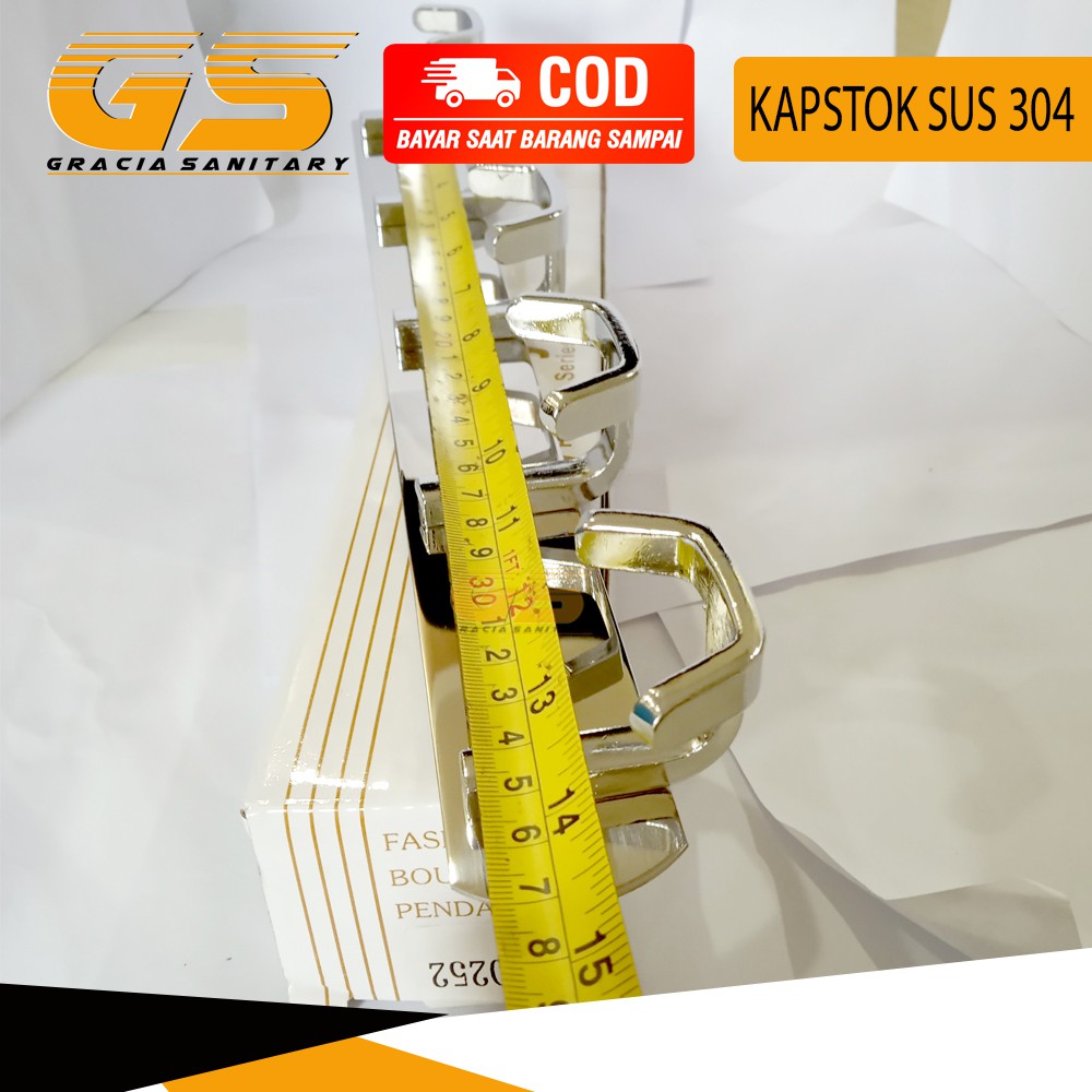 Gantungan Baju Stainless Steel SUS-304 Kapstok 5 Kait Narita High Quality Anti Karat