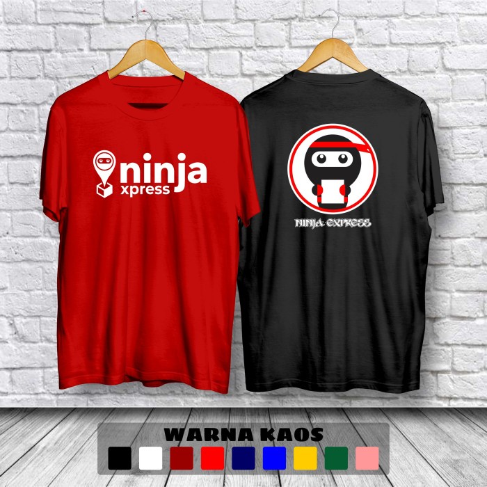 Kaos Ninja Express Chibi Db Baju Distro - Putih, S