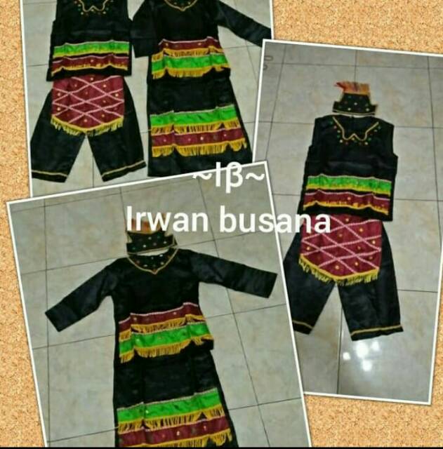 Baju adat papua size XXL ( anak SMP)