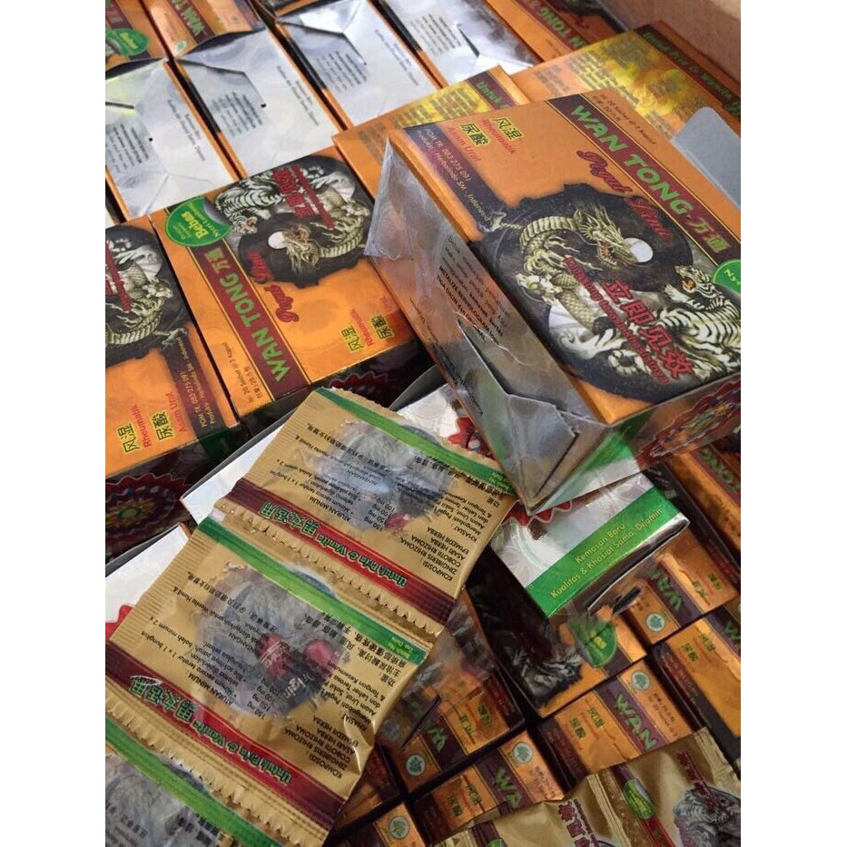 Unik WANTONG  WAN TONG  kapsul pegal linu box kuning Diskon