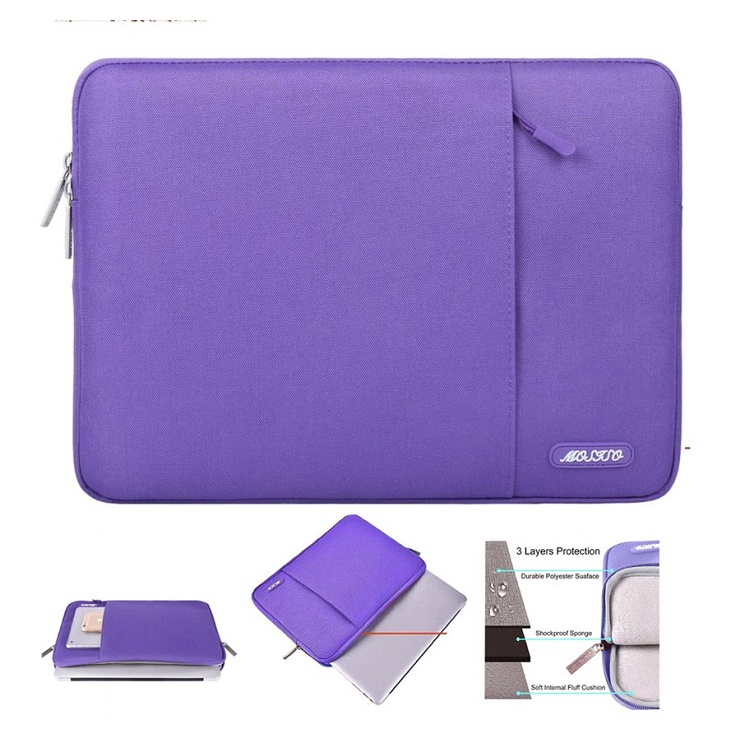 Tas Laptop Macbook Sleeve  Mosiso Shockproof Size 13 14 inch