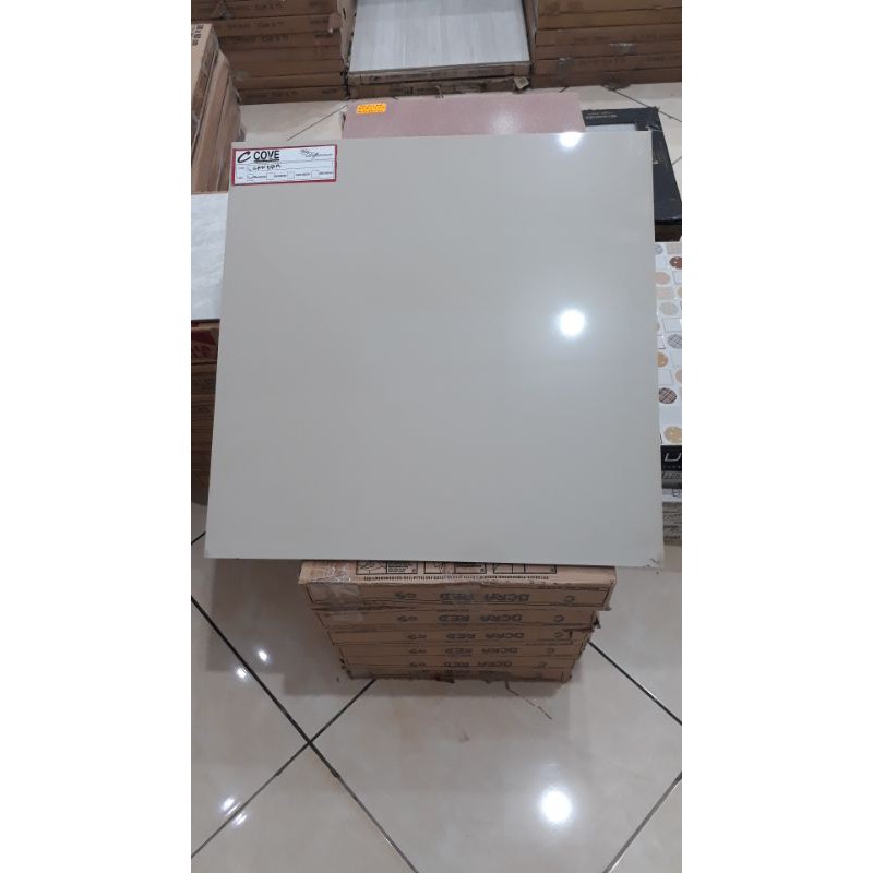 Granit Lantai Cove Leandra Abu Polos Kilap Kw 1 Ukuran 60x60 Indonesia