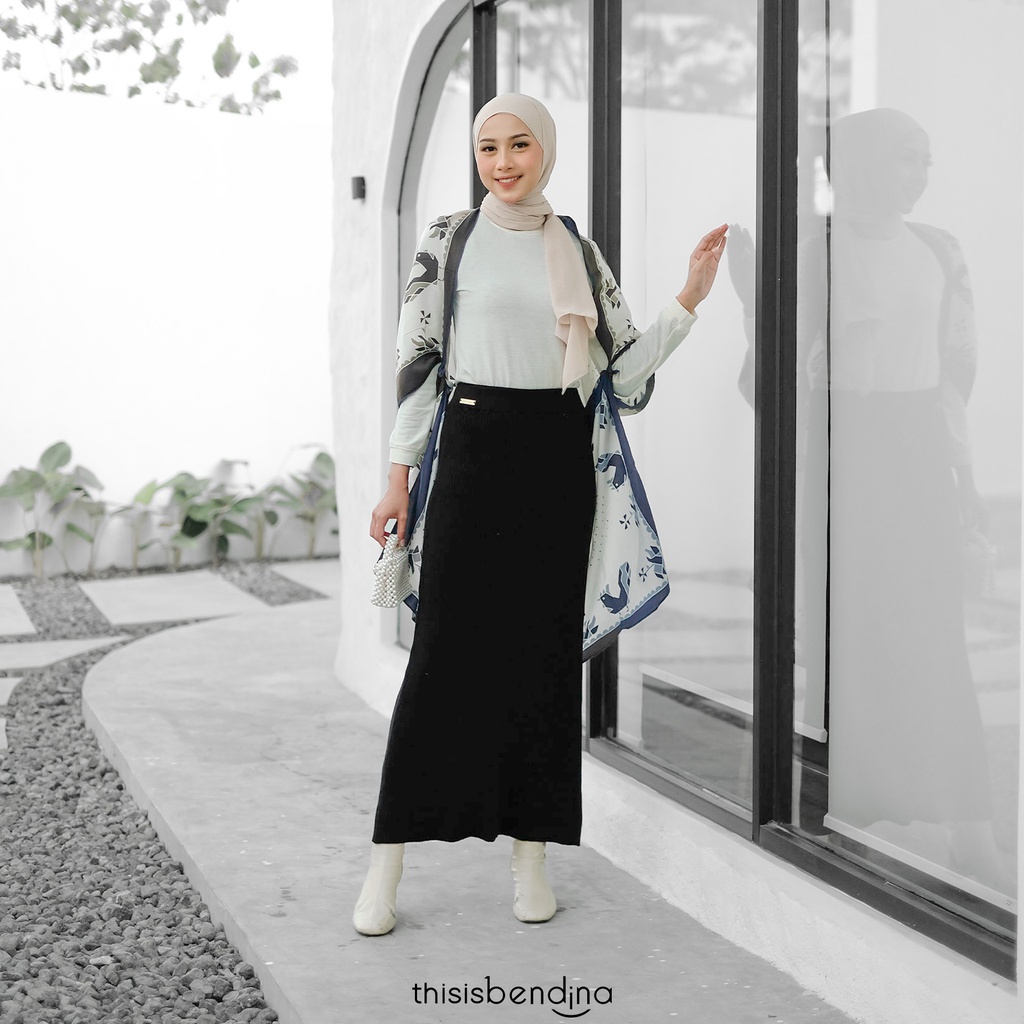 THISISBENDINA Rok Panjang Rajut YURA Skirt Allsize